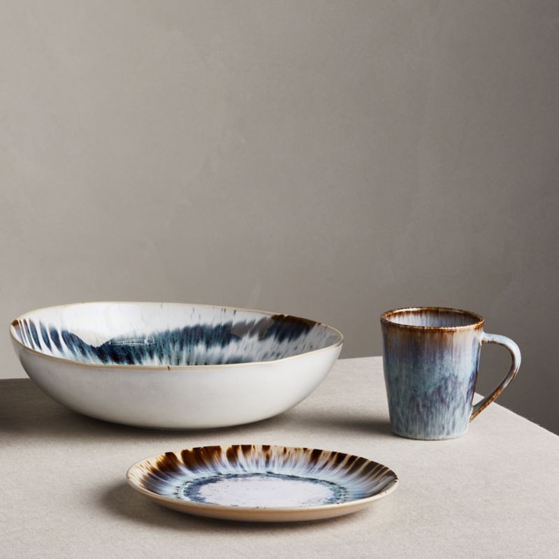 Blue and Brown Mug