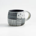 Hand-Painted Geometric Dot Mug