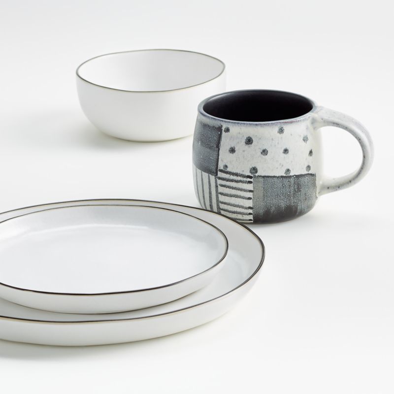 Hand-Painted Geometric Dot Mug