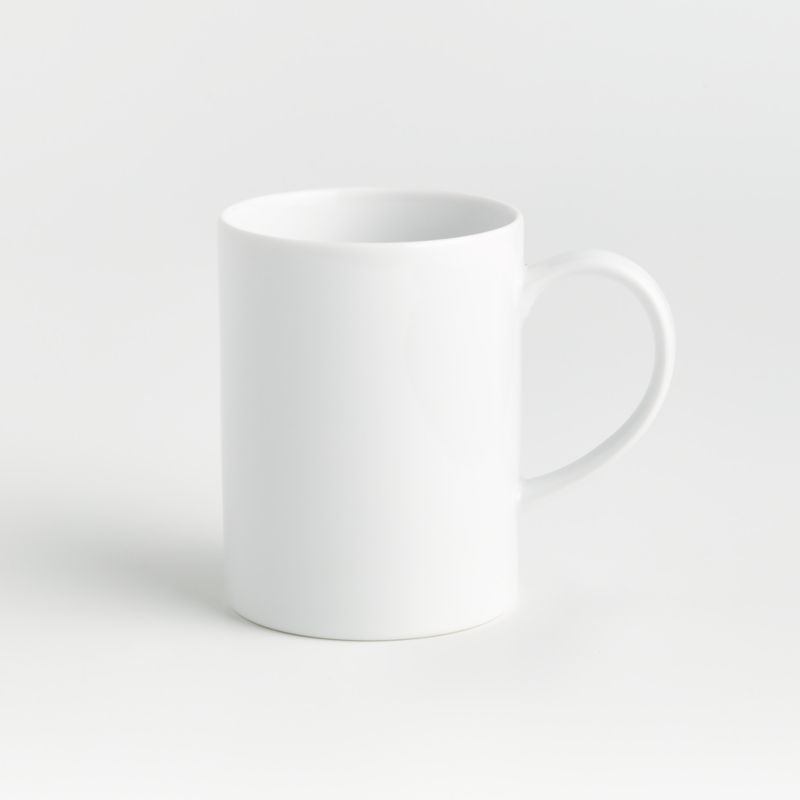 Straight-Sided Porcelain Mug