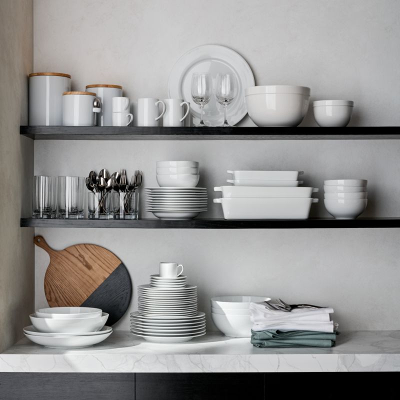 Straight-Sided Porcelain Mug