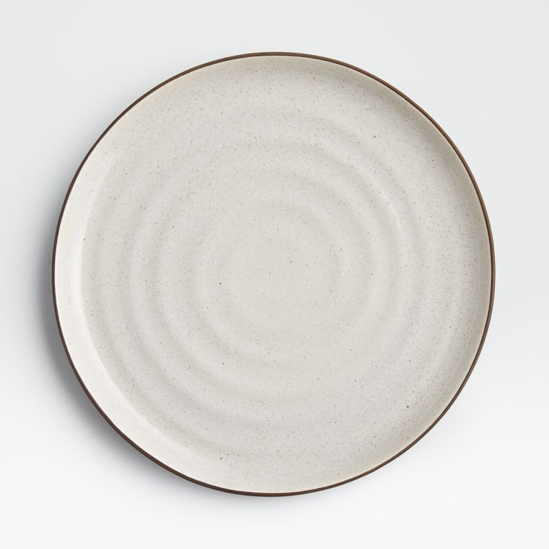 White Ceramic Dinner Plate