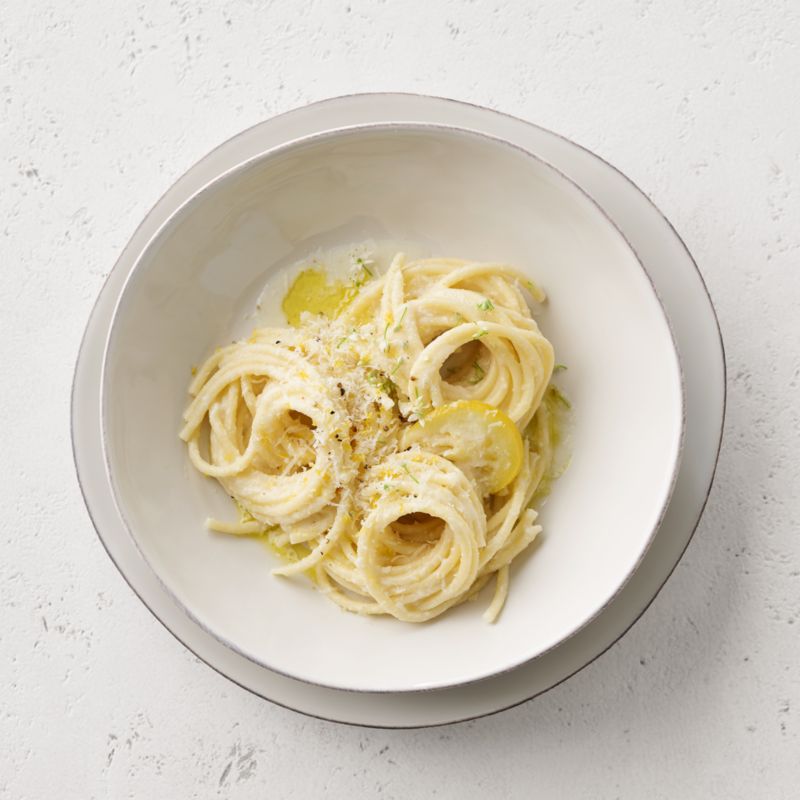 White Low Bowl
