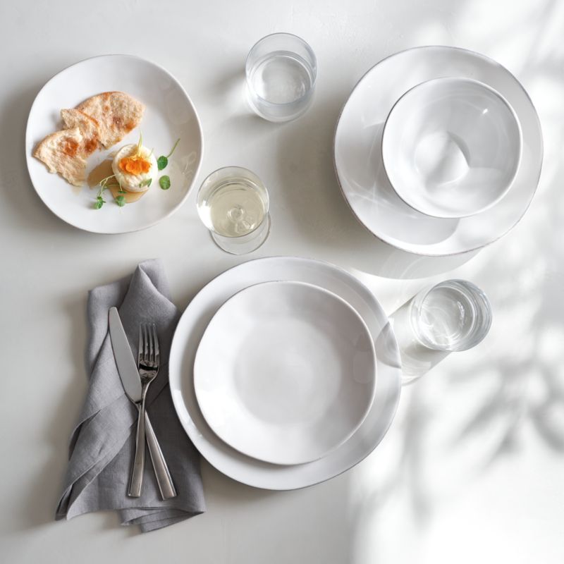 White Low Bowl