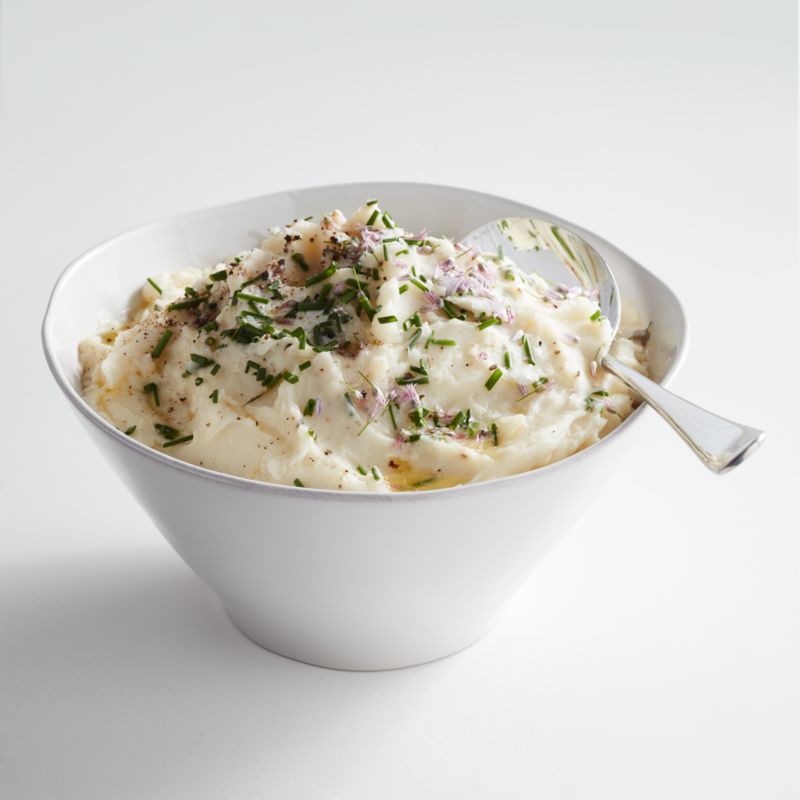 White Stoneware Cereal Bowl